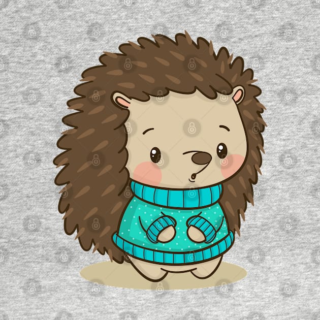 Winter Hedgehog by GalaxyArt